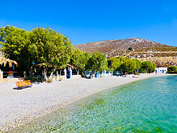 Vlychadia beach on Kalymnos.
