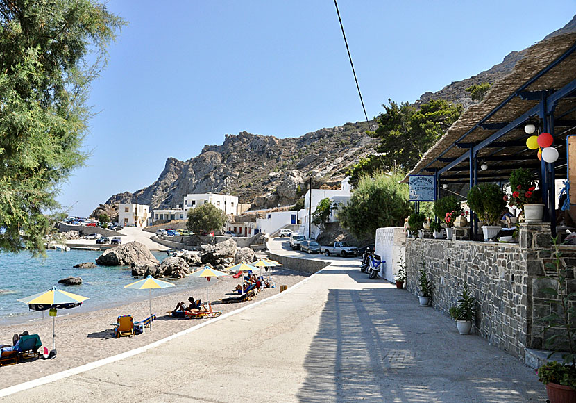 Taverna To Votsala in Agios Nikolaos below Spoa on Karpathos.