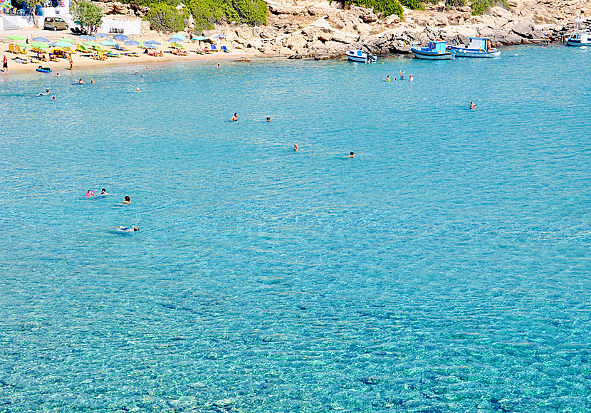 Snorkeling at the beaches of Amoopi on Karpathos.