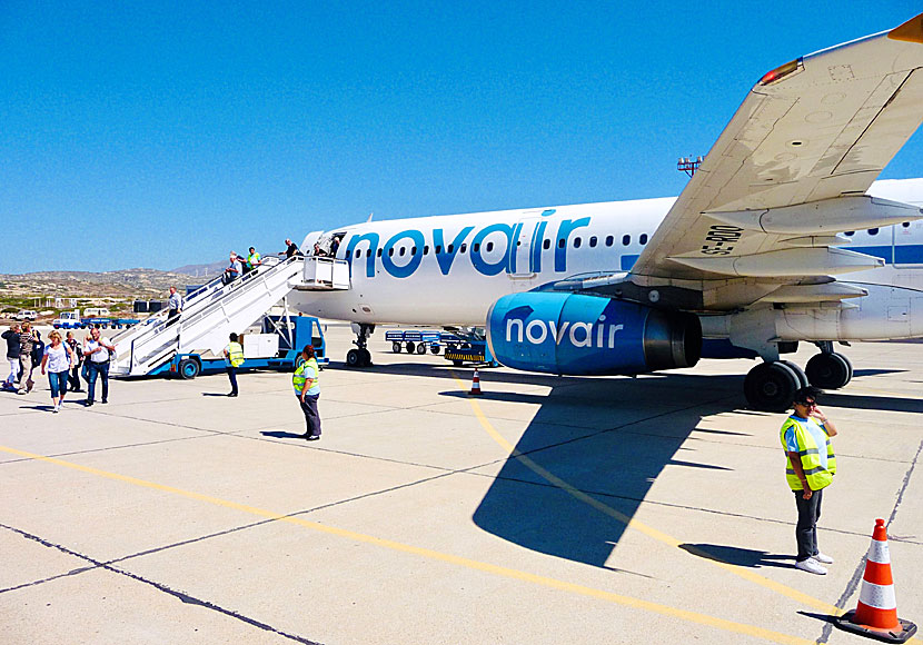 The international airport at Karpathos in Greece.