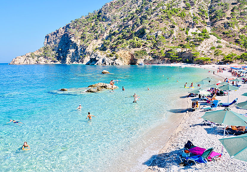 Apella beach is the best beach on Karpathos.