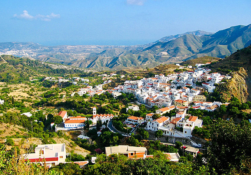 Don't miss the nice village of Aperi when you travel to Achata beach on Karpathos.