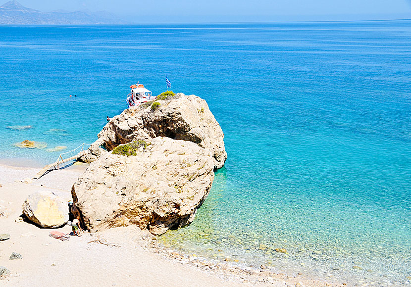 Don't miss the unknown beach of Kato Lakos when you travel to Karpathos.