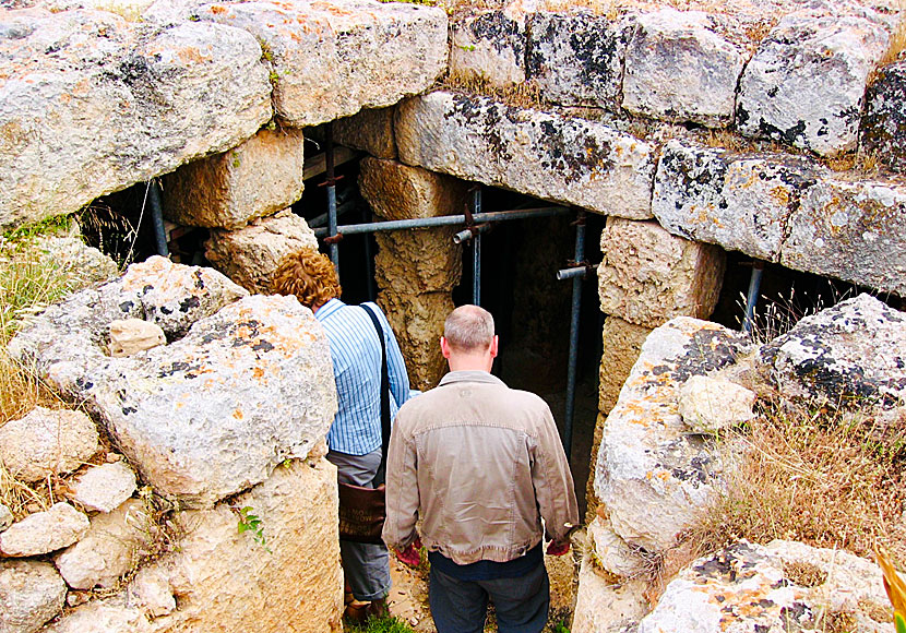 The Romans used the cisterns on Karpathos to collect water.