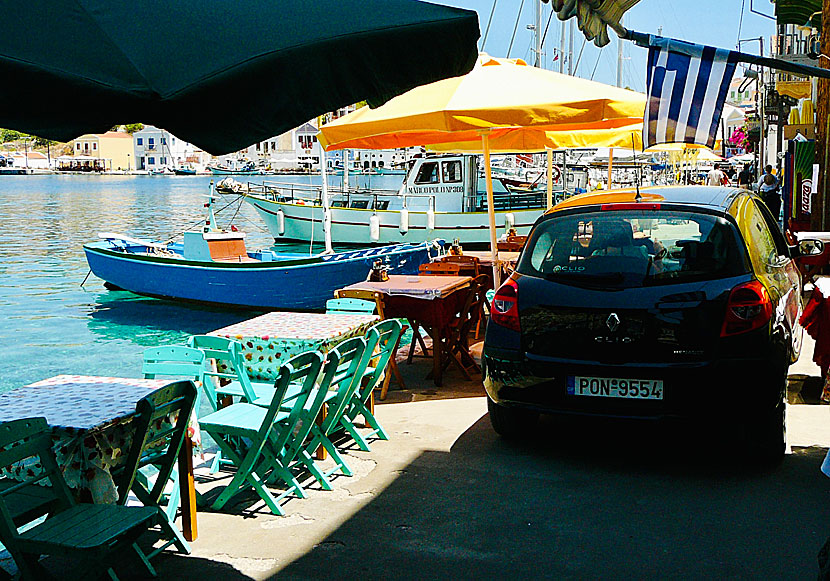 Rent and drive a car on Kastellorizo in Greece.