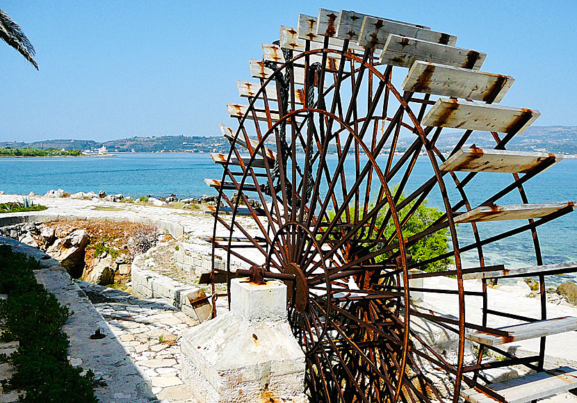 Katavothres Mill on Kefalonia is a replica of the one destroyed in the 1953 earthquake.