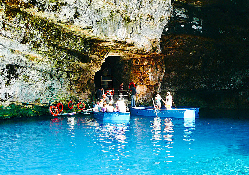 Don't miss Melissani lake when you visit Kefalonia in the Ionian archipelago.