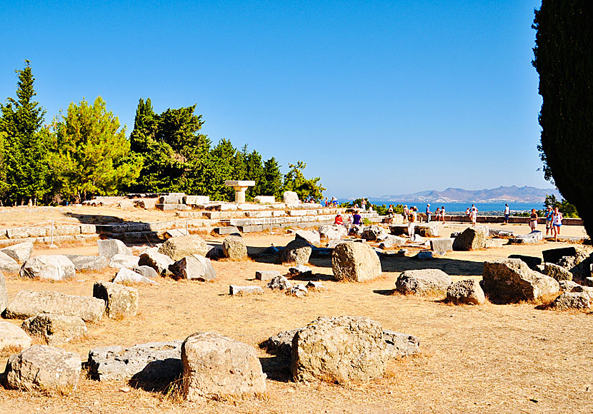 Temple at the upper part of Asklepion in Kos.