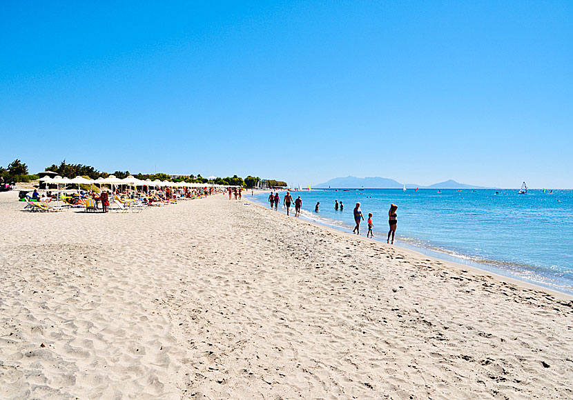 Helona beach on Kos in Greece.