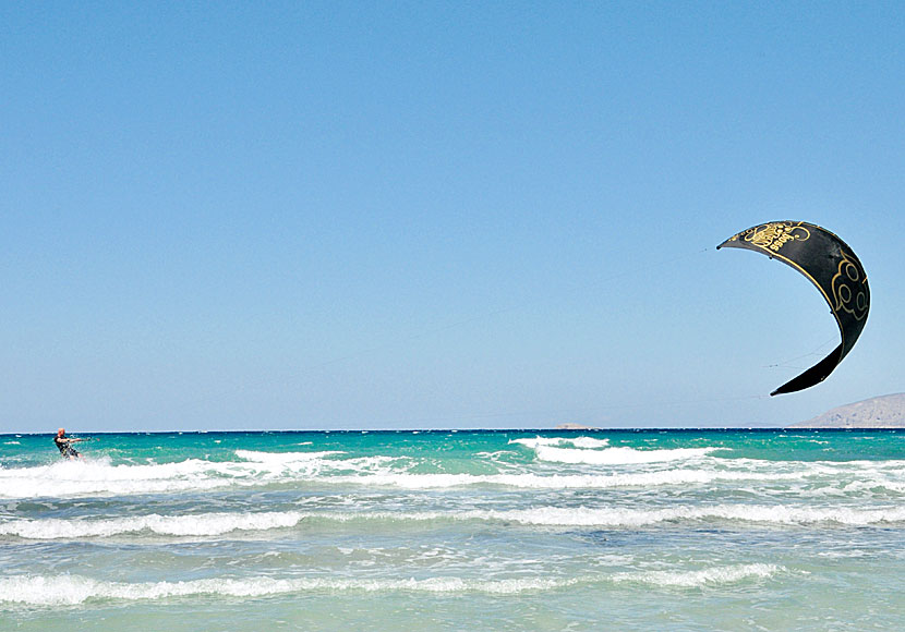 On Kos there are schools where you can learn to kitesurf.