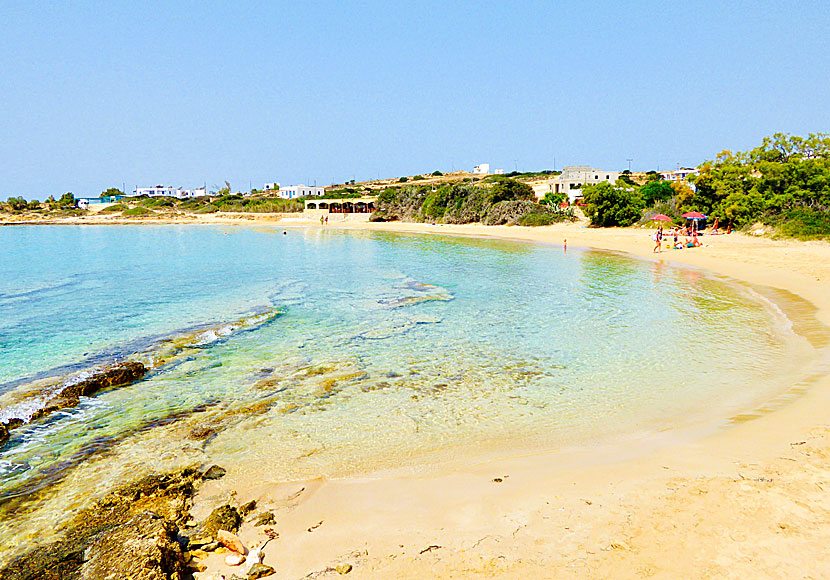 Finikas beach at Koufonissi in the Cyclades.