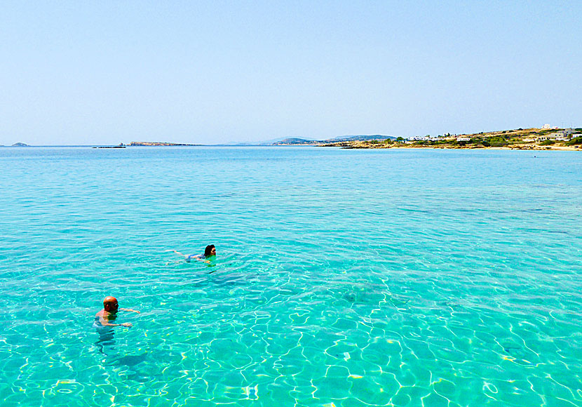 Snorkeling at Koufonissi in the Cyclades.