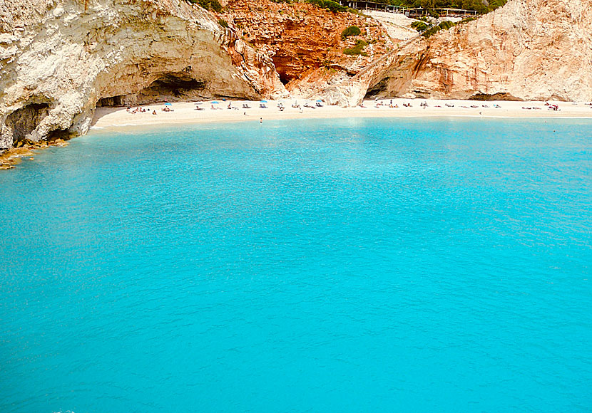 Porto Katsiki in Lefkada is one of the most photographed beaches in Greece.