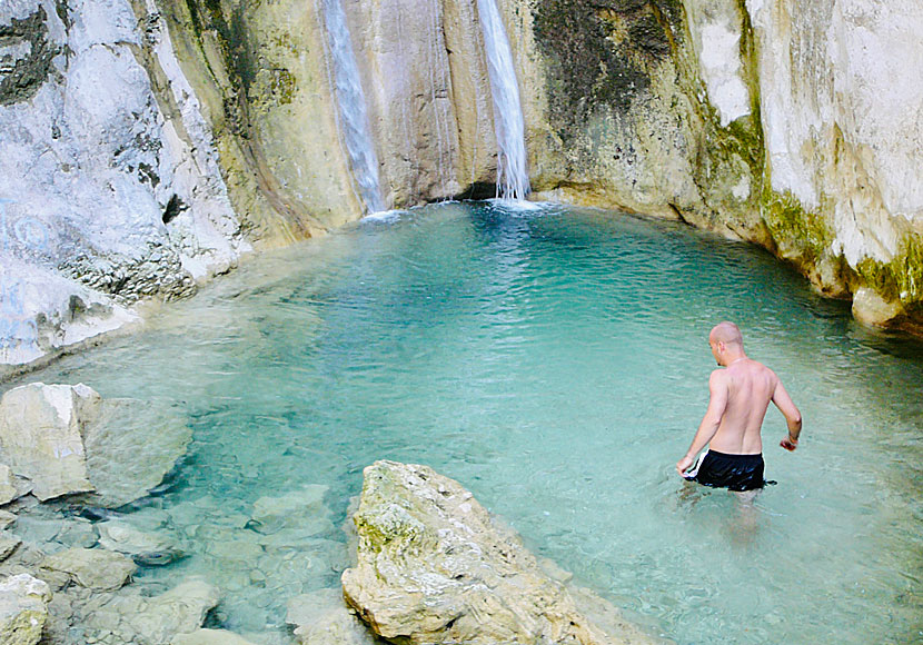 The waterfall above Nidri is Lefka's biggest attraction.