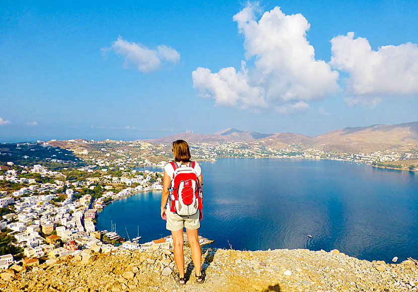 Agia Marina and Alinda from the Castle of Panteli on Leros.