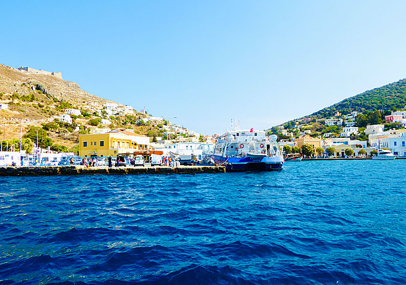 The port of Agia Marina on Leros.