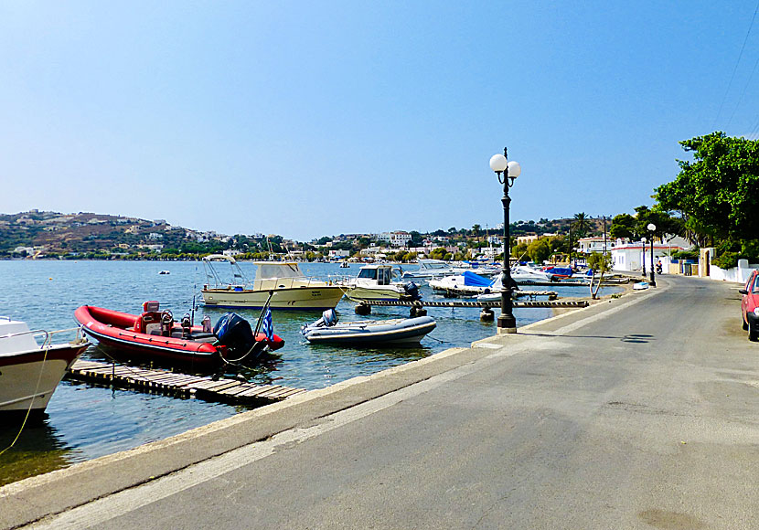 The fishing port in Alinda on Leros.