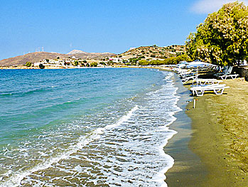 Gourna beach on Leros.