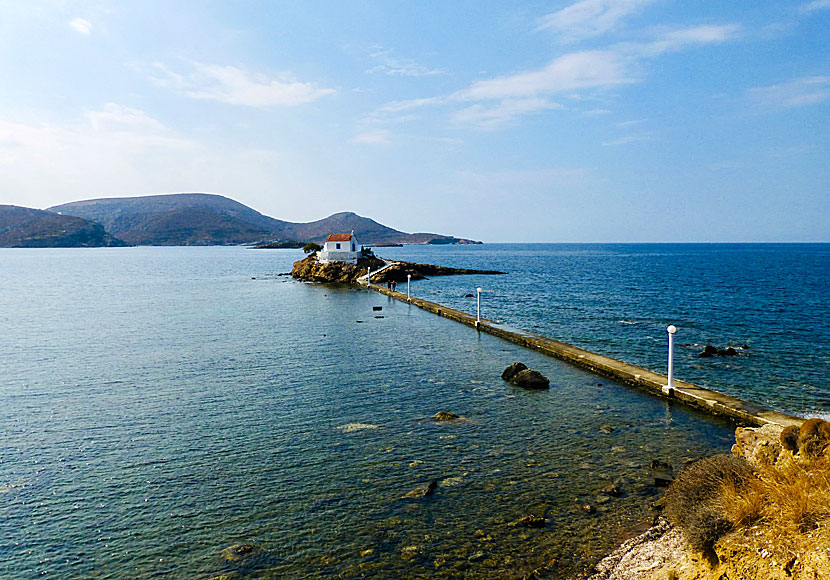 Agios Isidoros church near Gourna beach is one of the most famous churches on Leros.