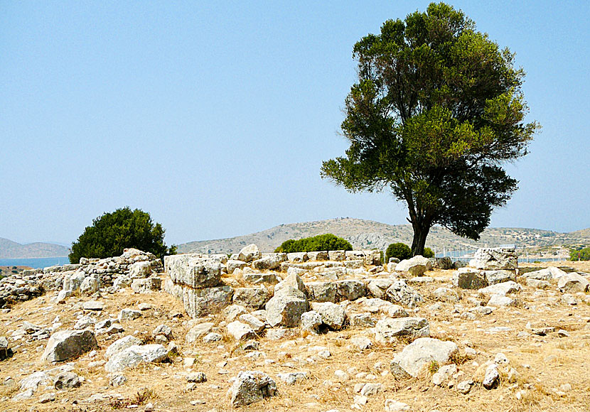 Temple of Diana and Artemis on Leros in Greece.