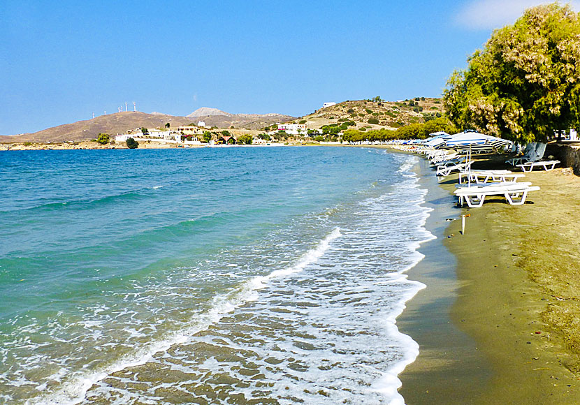 The best beaches on Leros. Gourna beach.