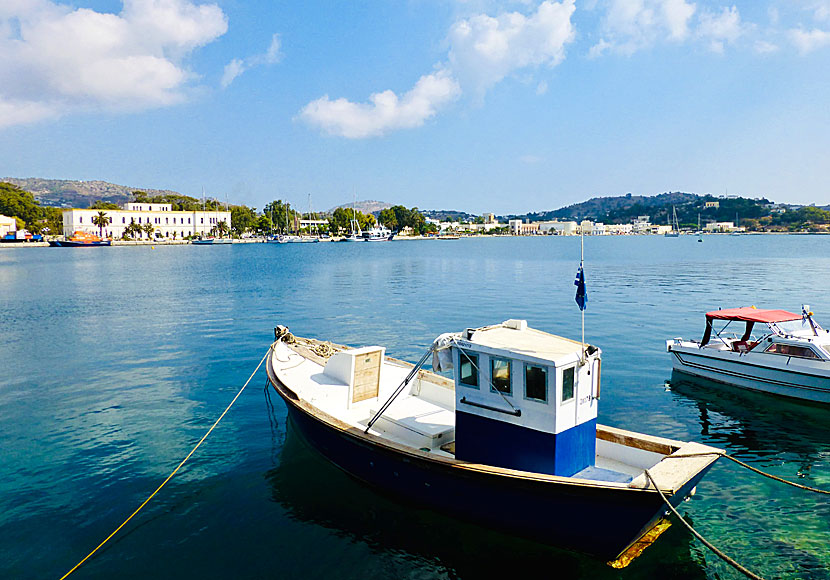 Lakki is the main port of Leros, the other ports are in Agia Marina and Xerokampos.
