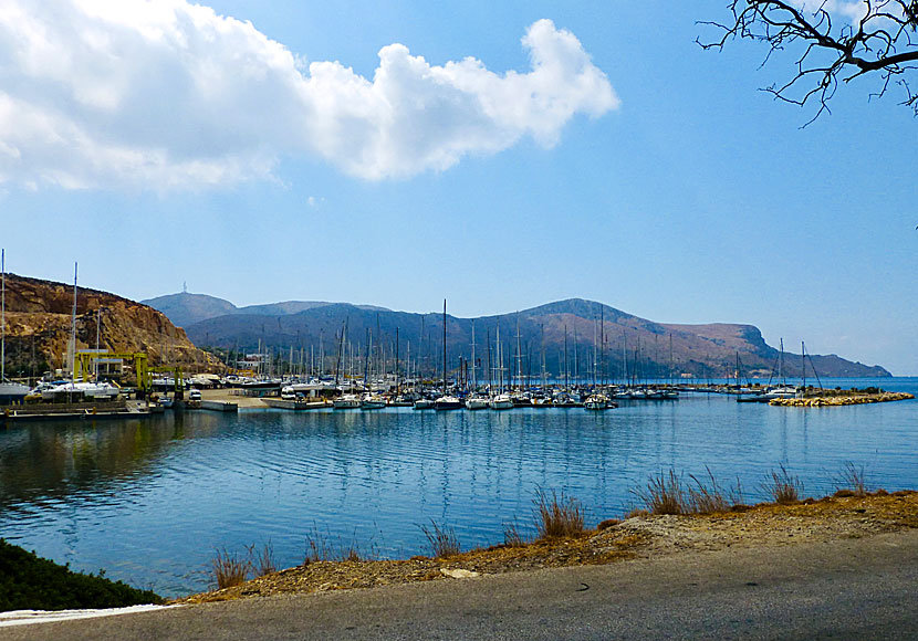 Lakki Marina on Leros in the Dodecanese is popular with sailors.