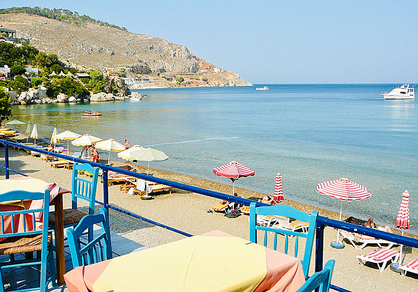 Taverna Paradisos at Vromolithos beach serves very good Greek food.