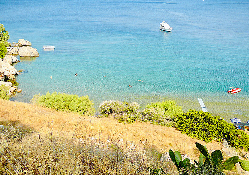 Vromolithos beach on Leros in the Dodecanese.