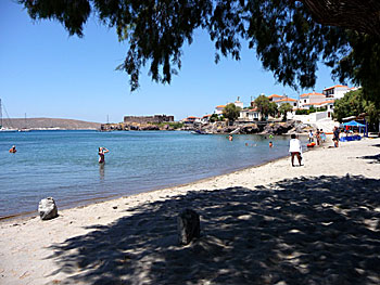 Sigri beach on Lesvos.