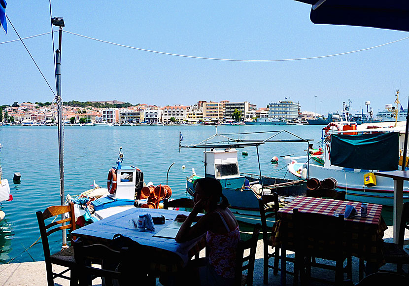 Restaurants. Mytilini. Lesvos.