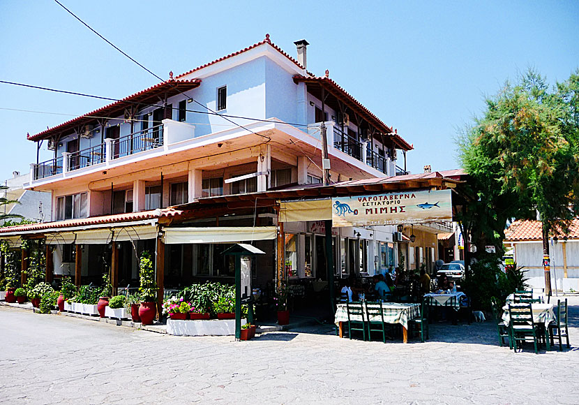 The Fish Taverna Mimis in Skala Kalloni.