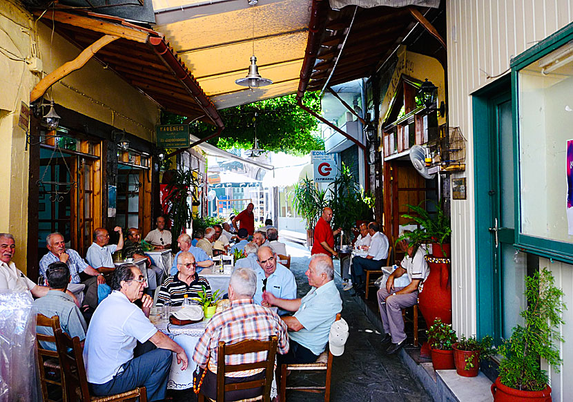 Good restaurants and tavernas in Mytilini on Lesbos.