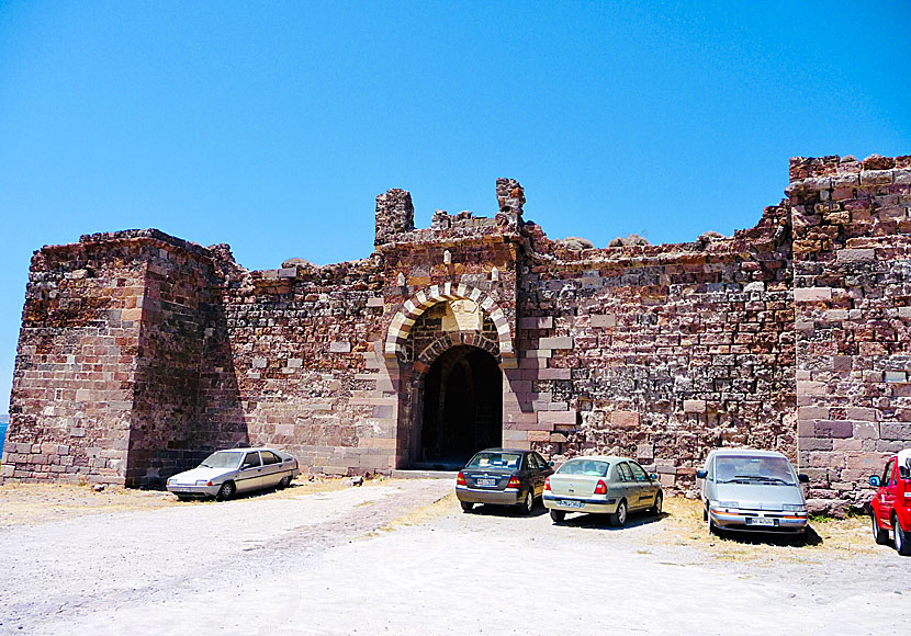 The Turkish fort Kastro in Sigri.