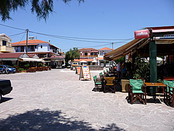 The village Skala Kalloni  on Lesvos.