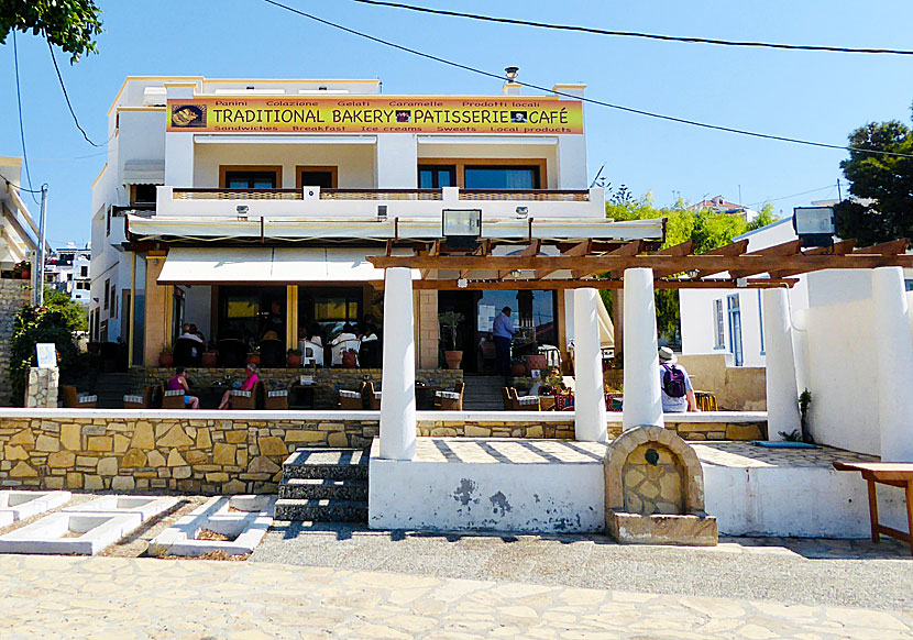 Kairis Bakery and cafe on Lipsi in the Dodecanese.