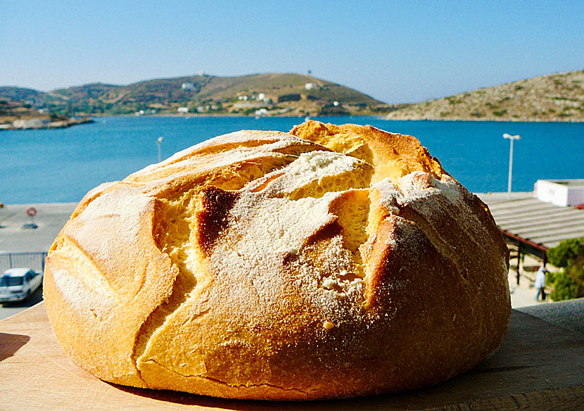 Lipsi is known for its bakeries and extremely good Greek bread.