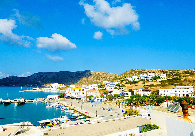 Beaches on Lipsi in Greece.