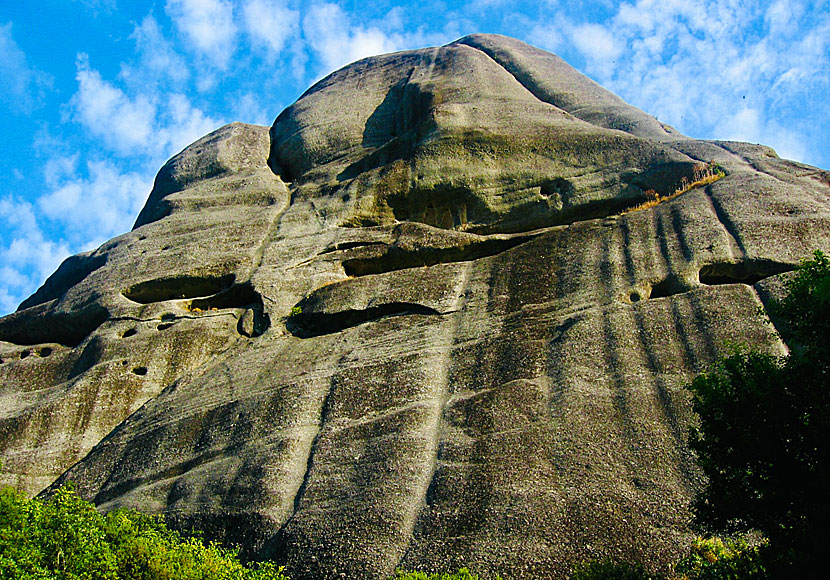 Some mountains in Meteora look like James Bond and Darth Vader.