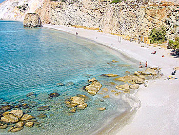 Firiplaka beach on Milos.