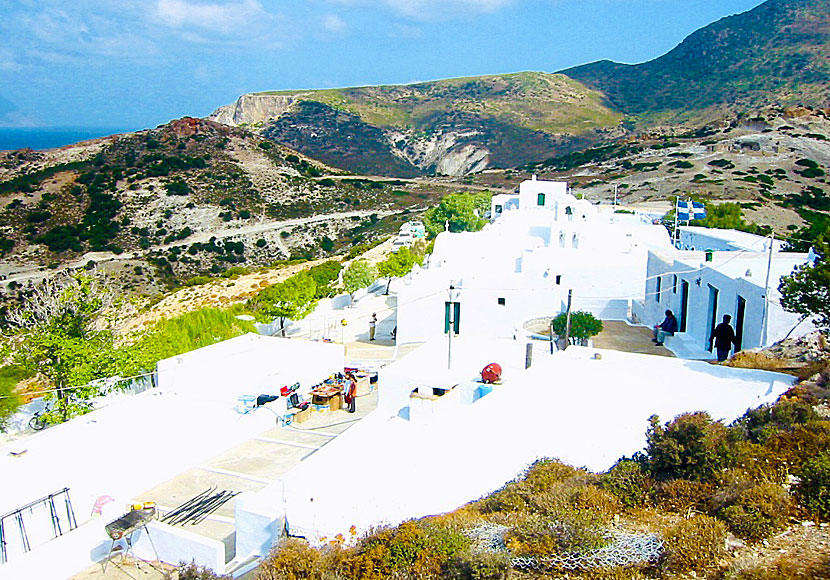 Hike to the Agios Ioannis of Siderianos Monastery southwest of Milos.