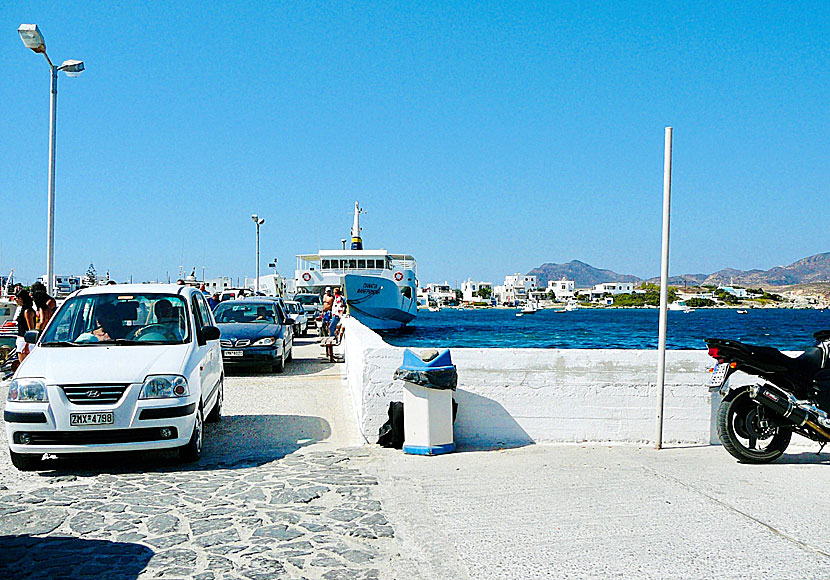 The port in Pollonia. Milos.