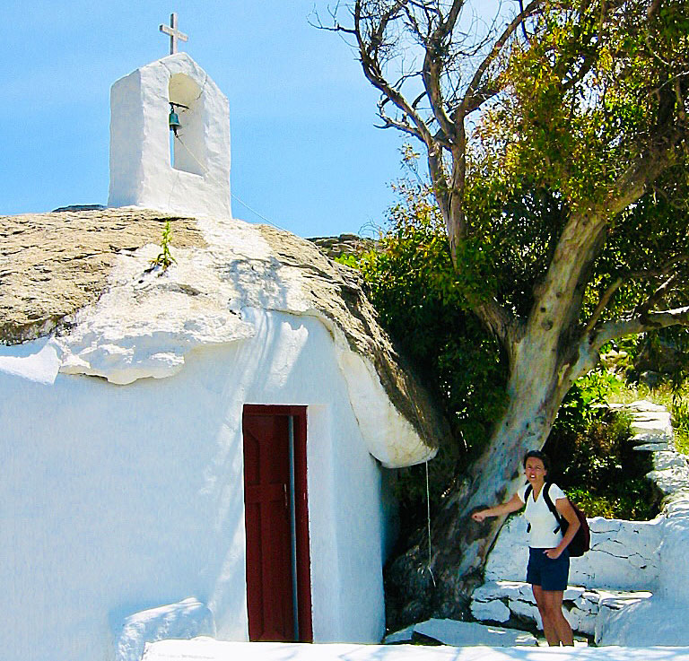 Say Sesame, open up, and the churches of Mykonos in the Cyclades will open.
