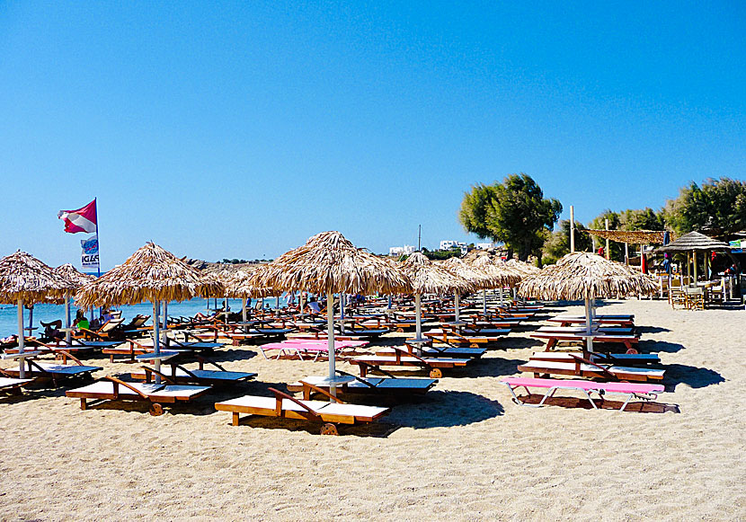 How much do the sunbeds cost in Mykonos?