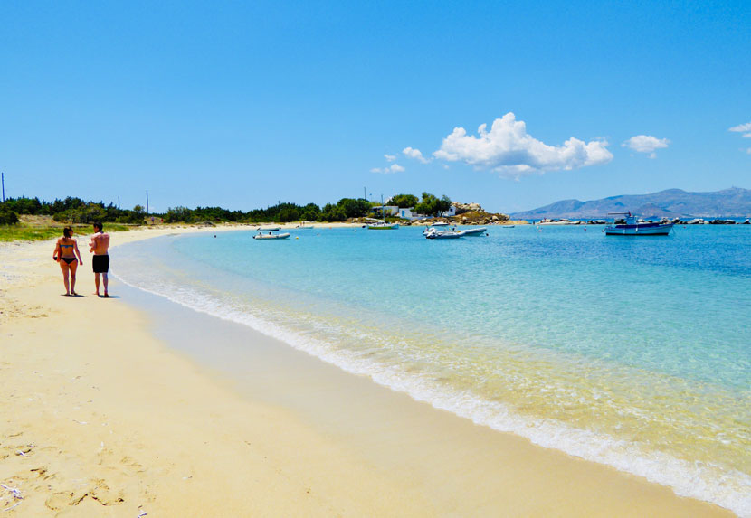 Agia Anna beach on Naxos.