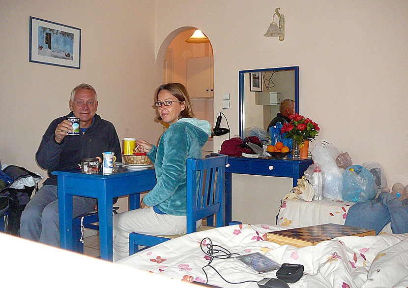 Can it be cold and rainy on Naxos? Yes, it can.
