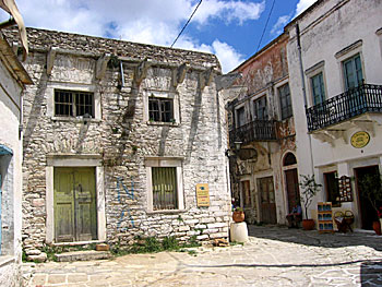 The village Chalki on Naxos.
