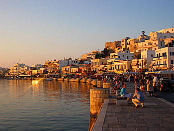 The village Naxos Town (Chora) on Naxos.