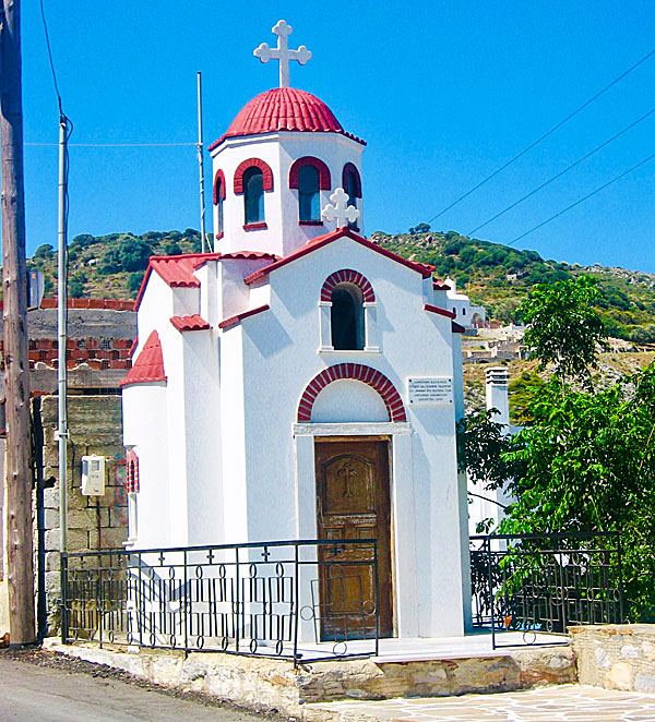 Churches in Filoti on Naxos.