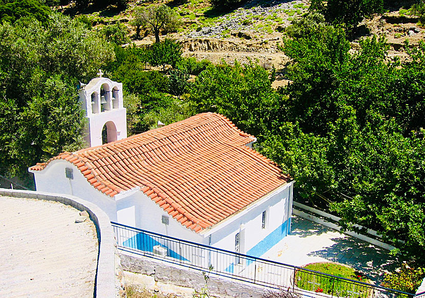 The church in the small village of Danakos in Naxos.